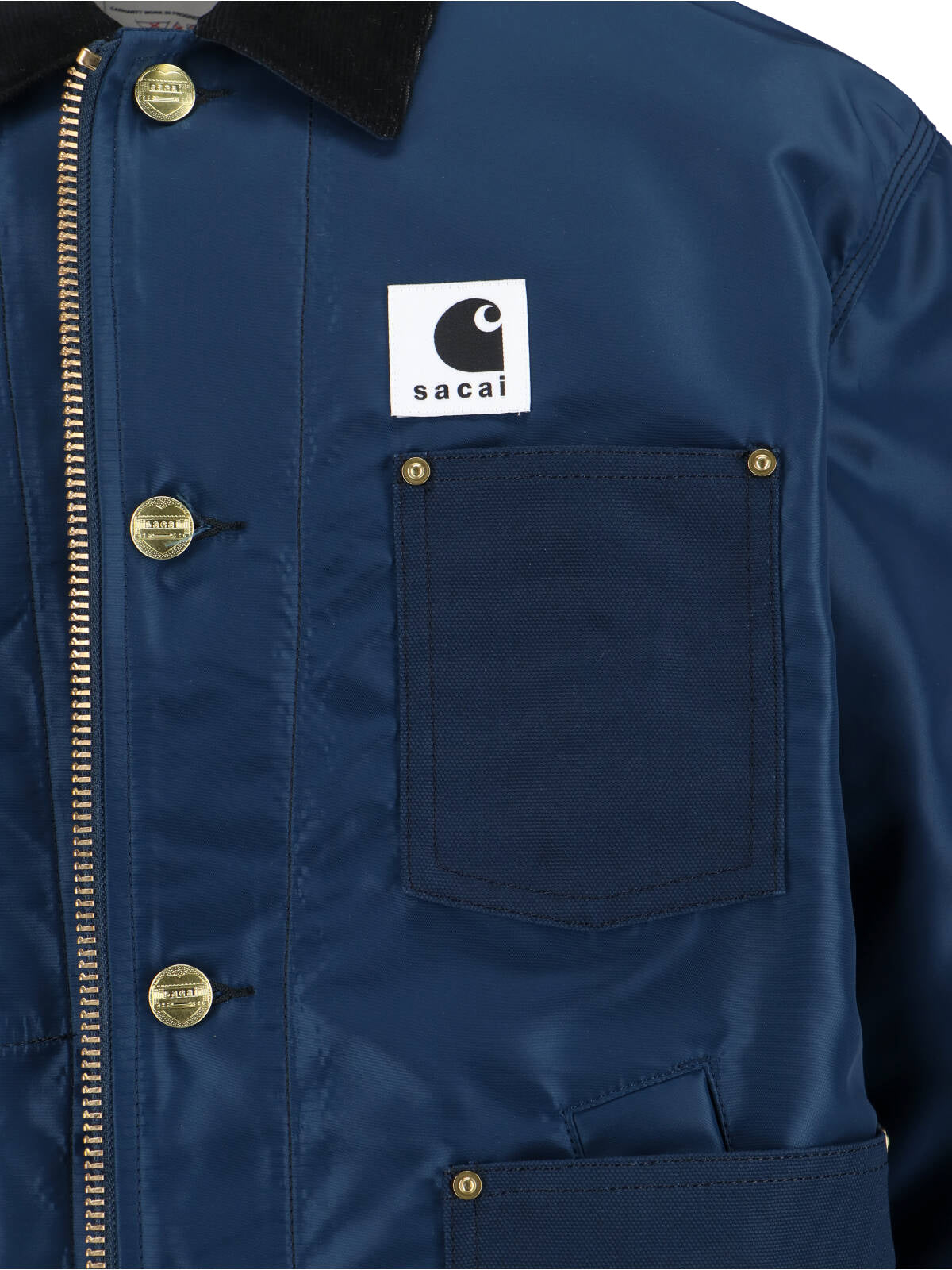 Detroit Canvas Ma-1 Jacket With Structured Silhouette And Contrast Detailing