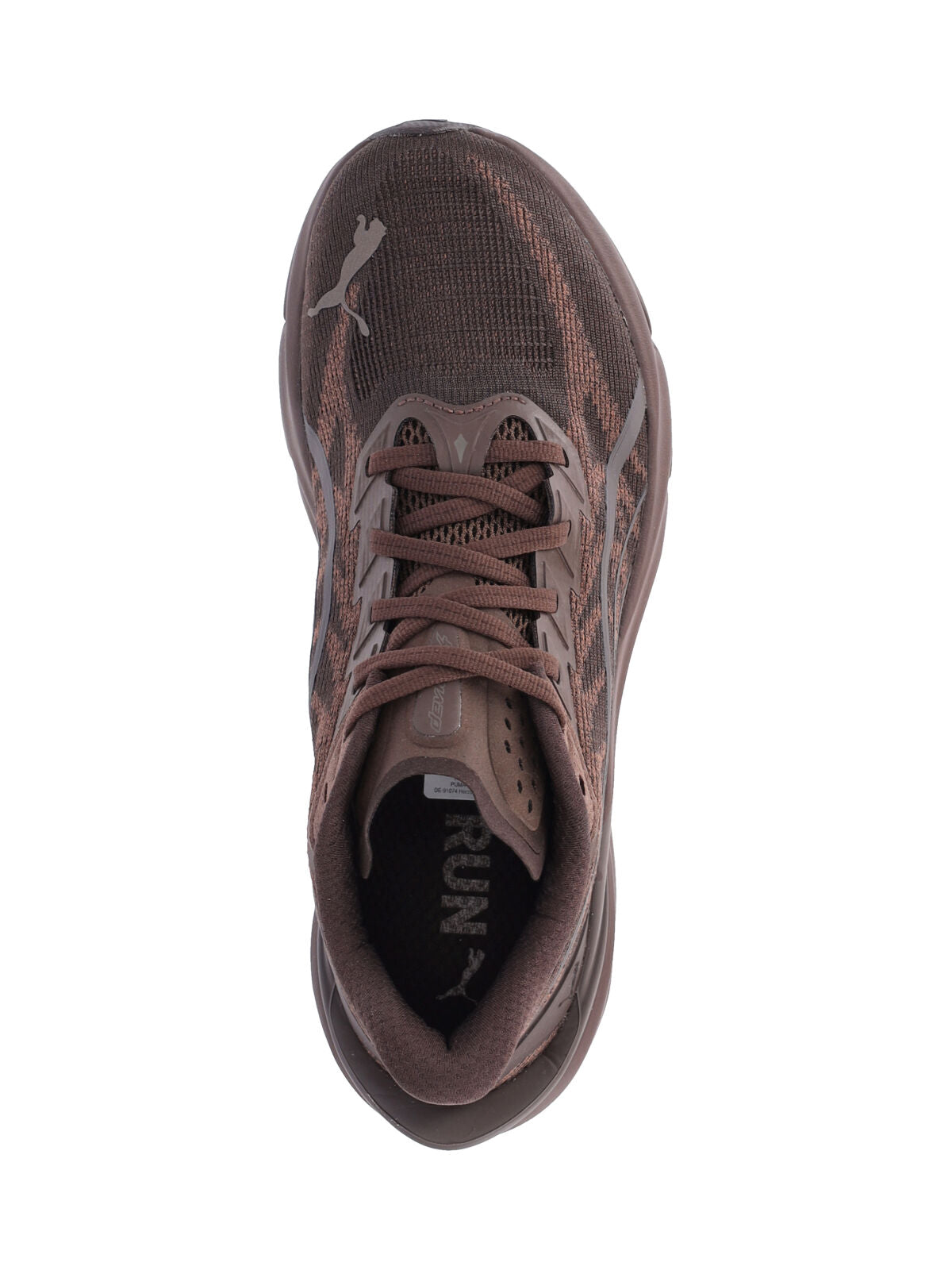 White Sculpted Sole Tonal Overlay Sneakers