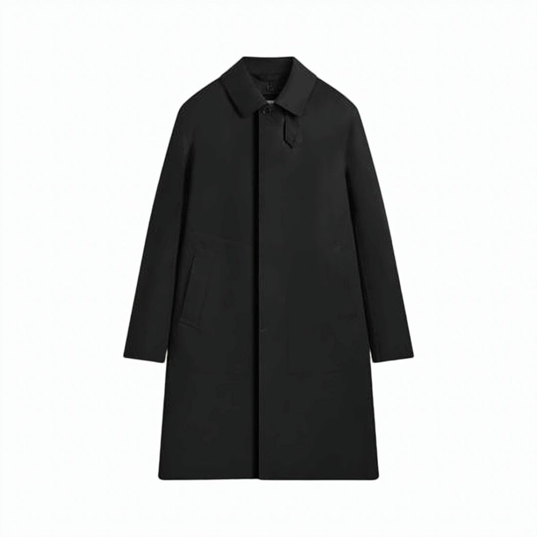 Long Coat with Classic Collar
