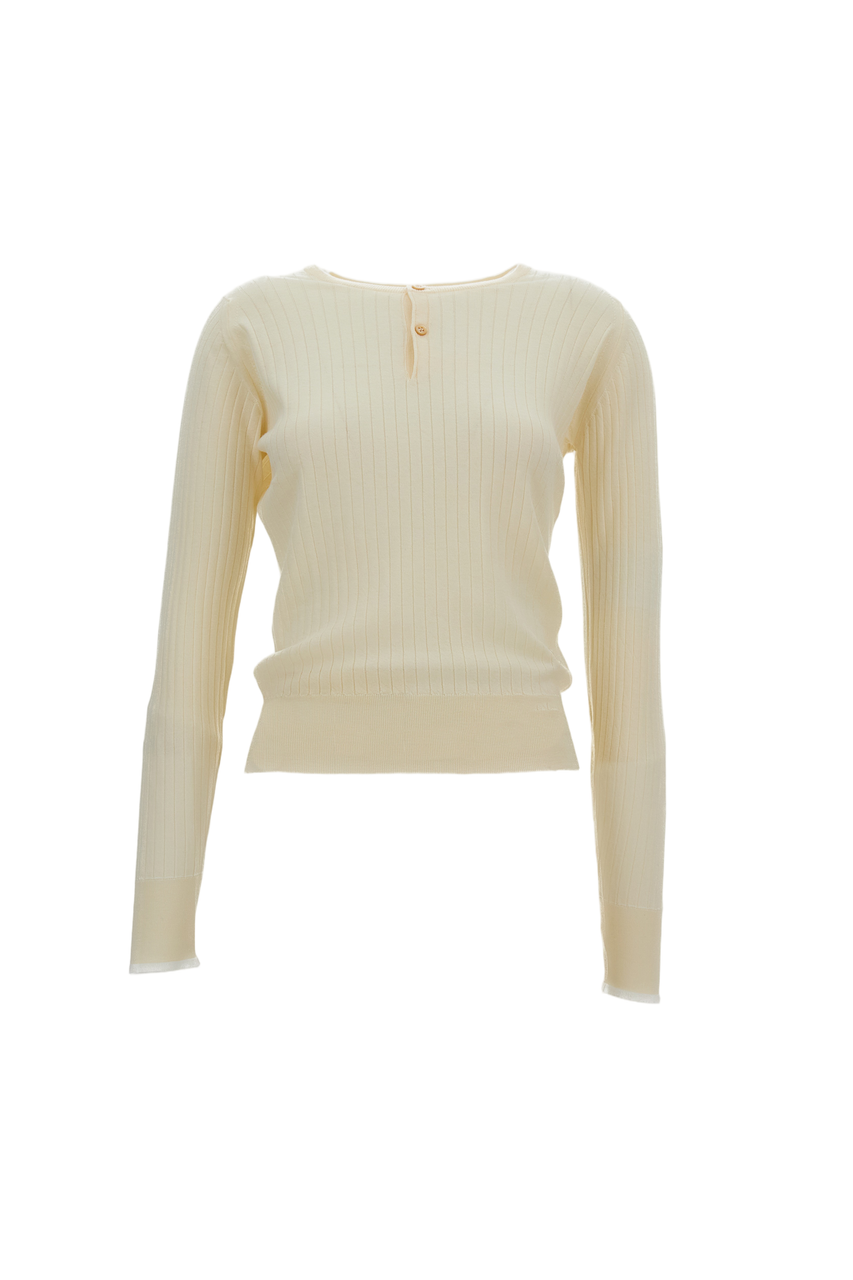 John Smedley Crewneck Ribbed Knit