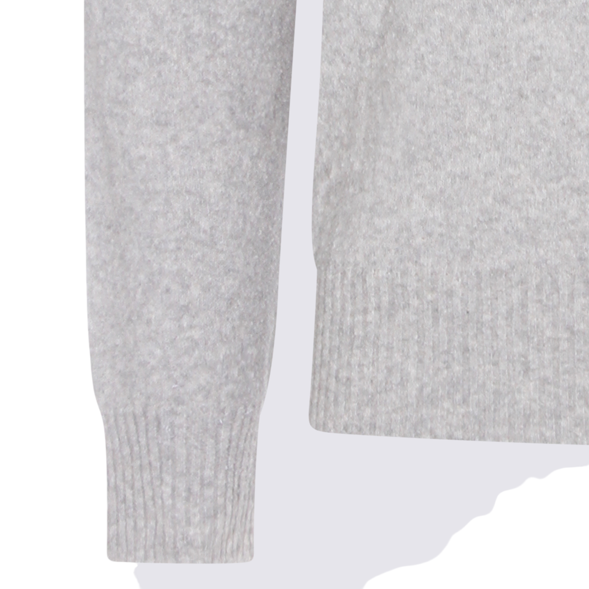 Sweter z dzianiny fakturowanej z okrągłym dekoltem