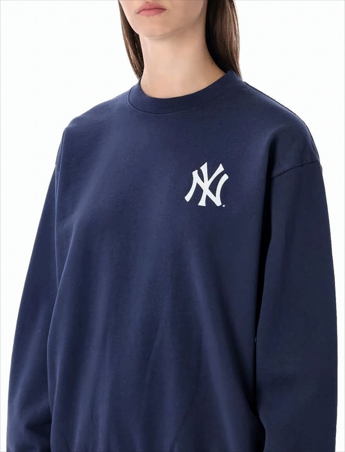 Relaxed Fit Crewneck Sweatshirt with Signature Branding
