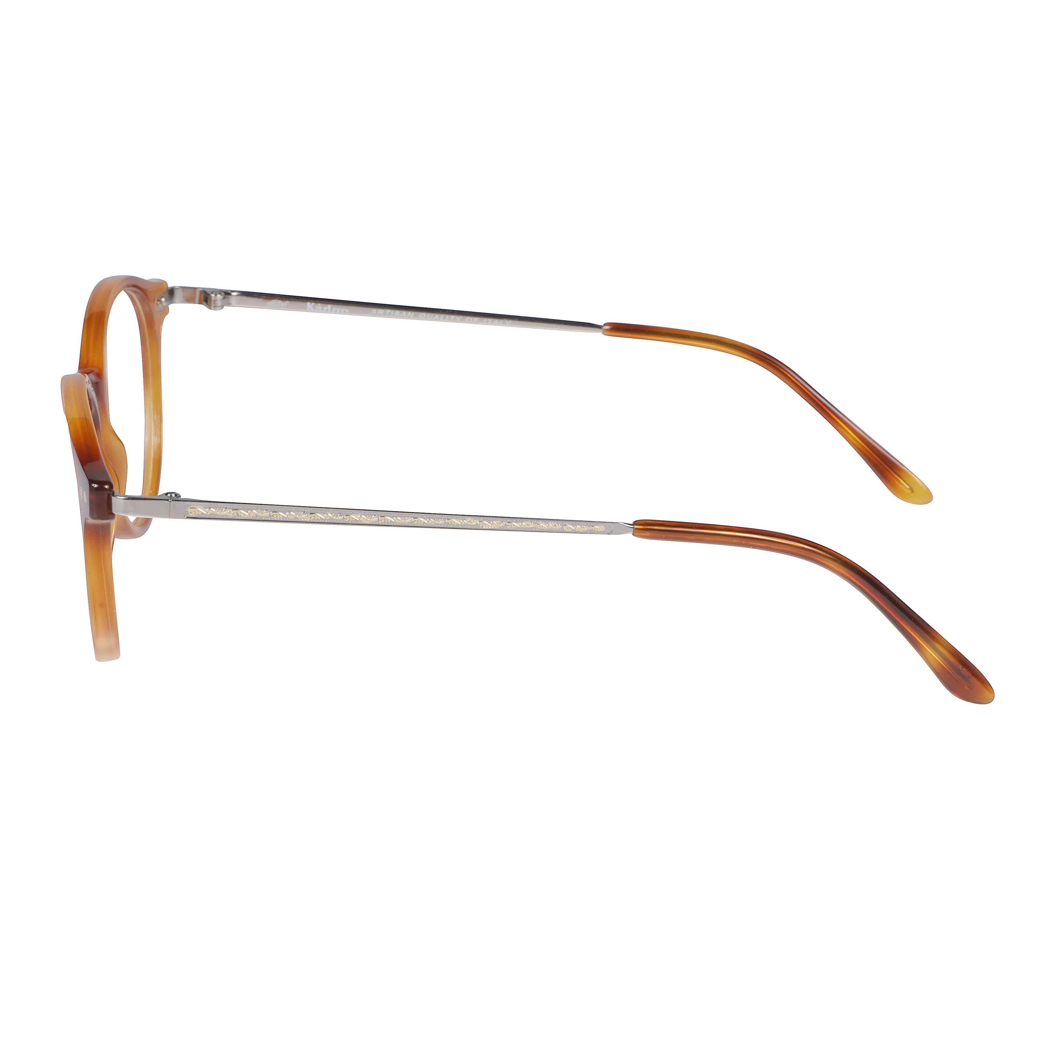 Dylan Amber-Brown Gradient Rounded Frame Eyeglasses