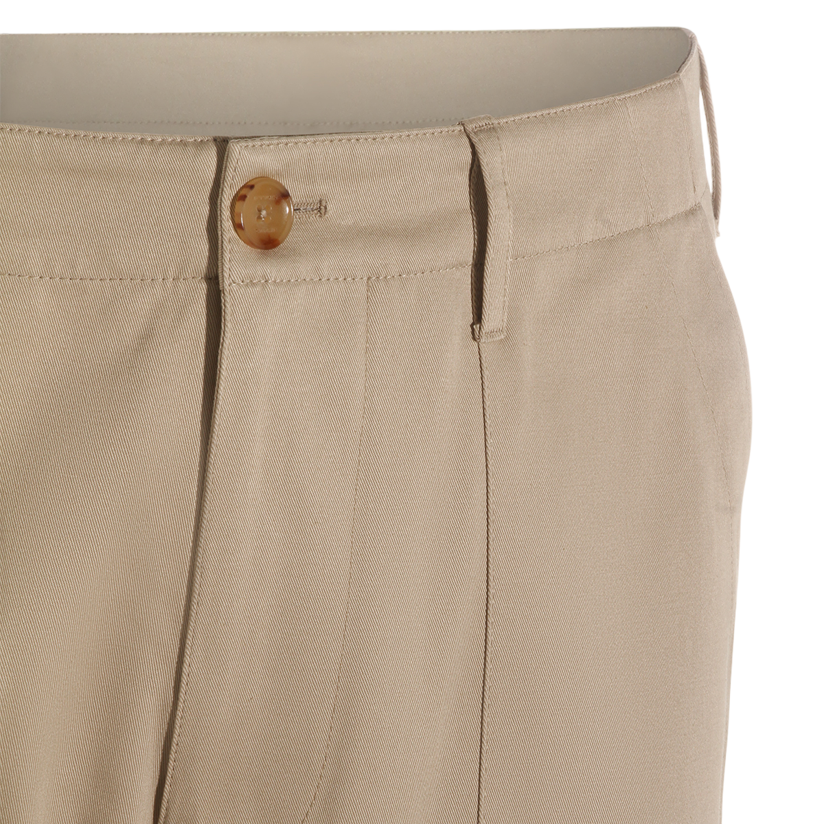 Straight-Leg Casual Trousers with Flap Pockets