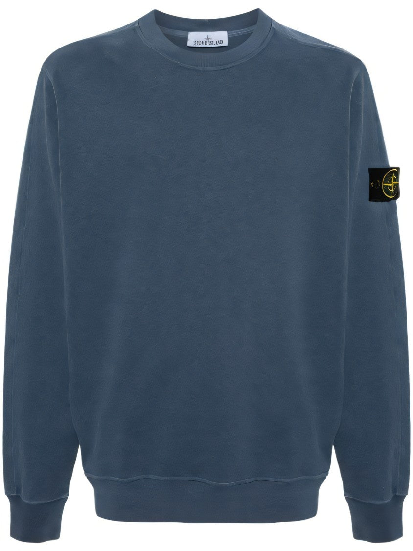 Soft Blue Long Sleeve Sweatshirt