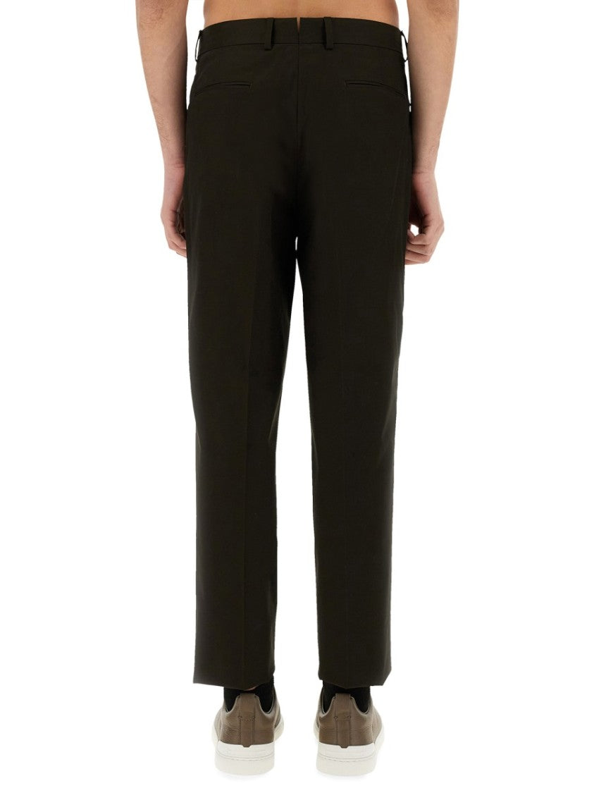 Tailored Pants With Pleated Front