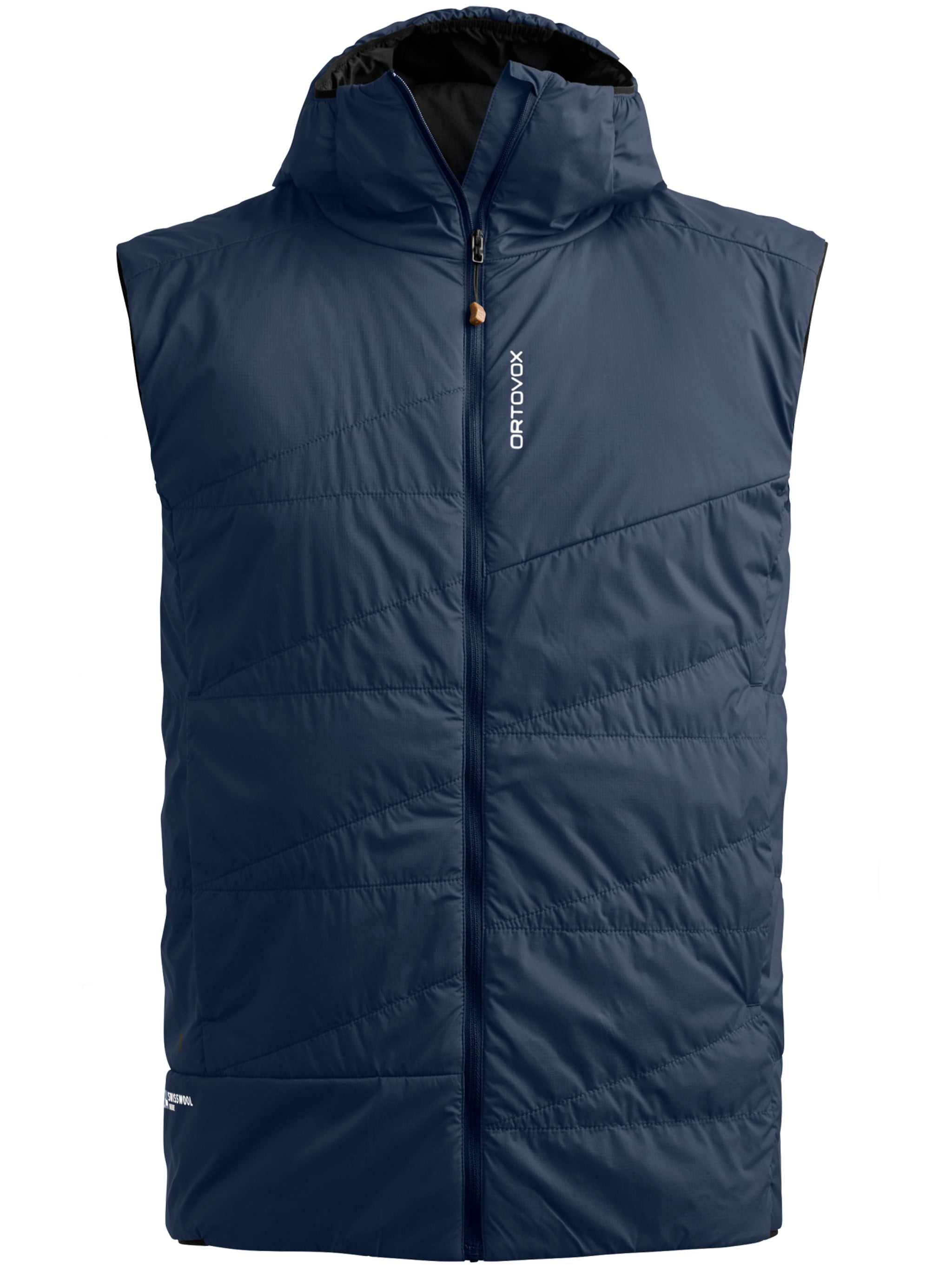 Blue Swisswool Piz Duan Quilted Padded Vest