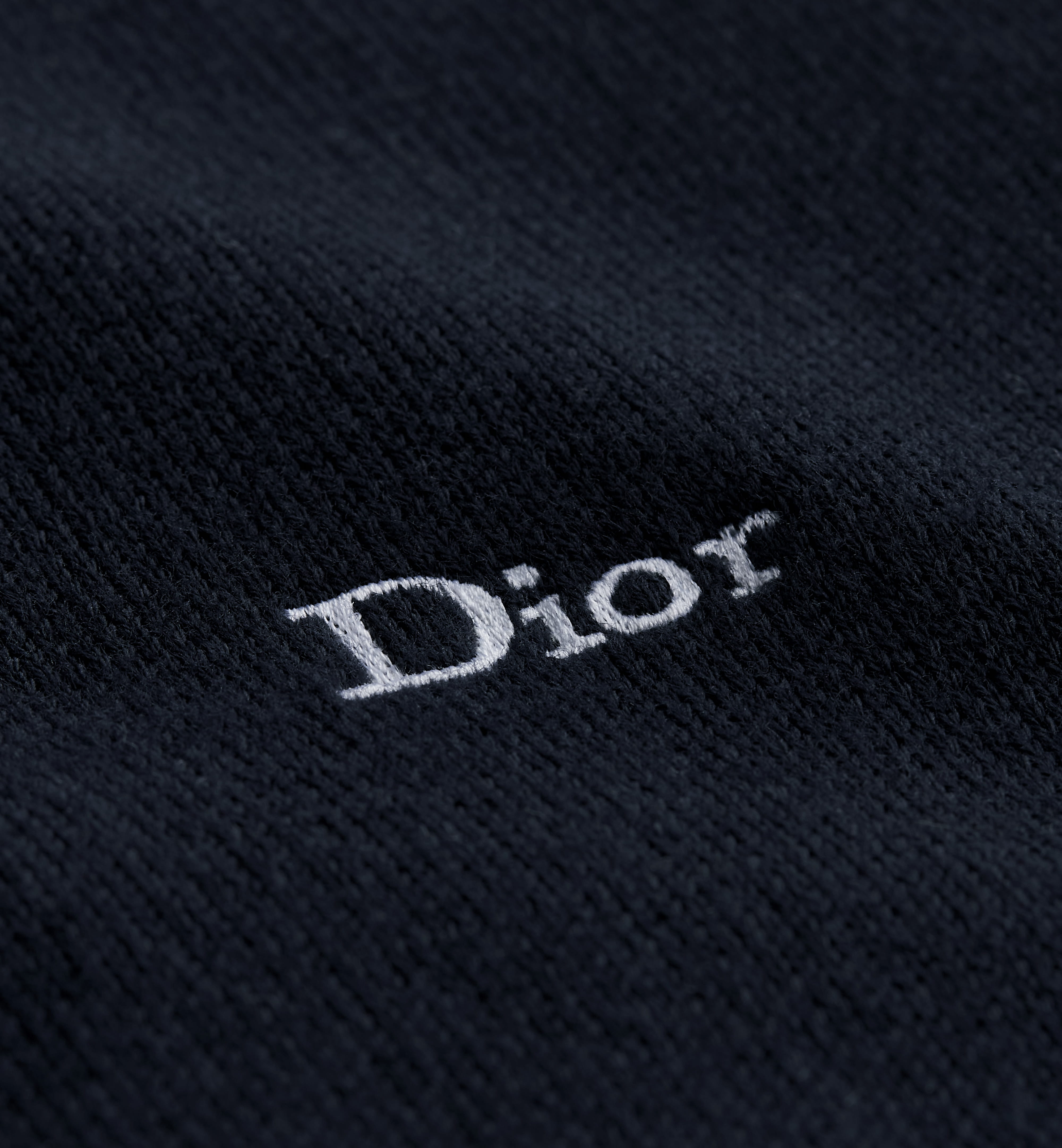 Full Zip Knit Top With Hood And Embroidered Logo