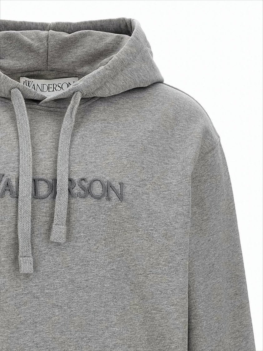 Classic Pullover Hoodie with Embroidered Detail