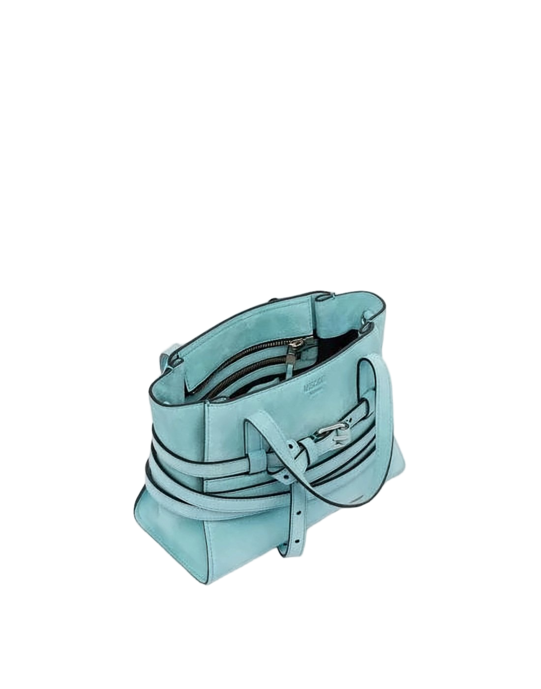 Structured Calf Leather Tote Bag
