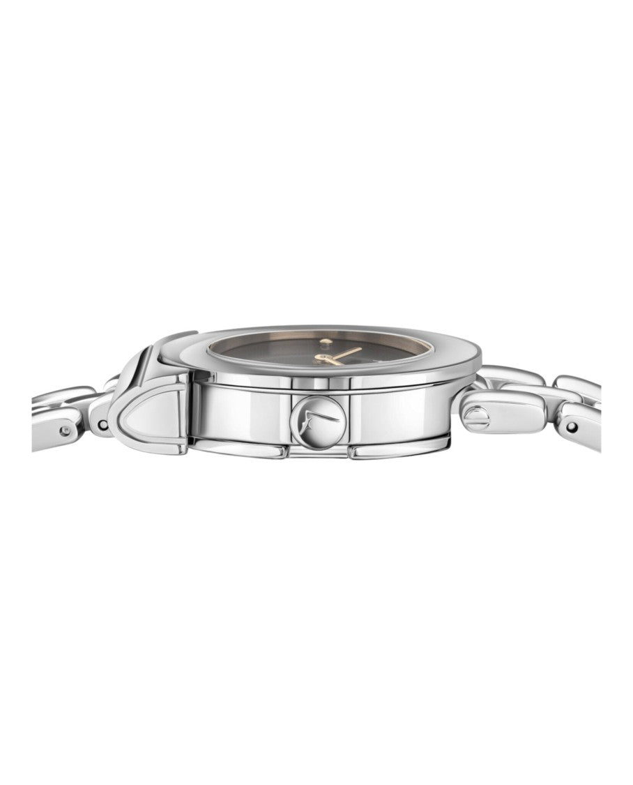 Gancino Bracelet Watch With Black Sunray Dial