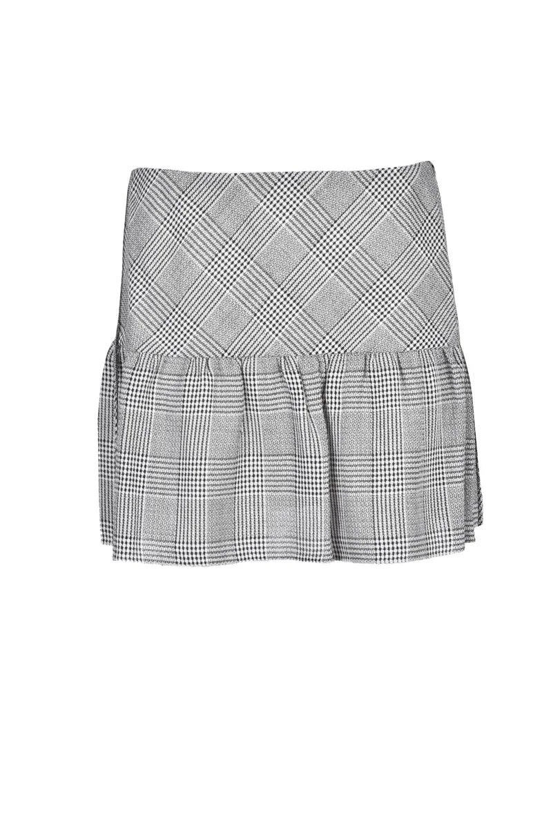 Mini Skirt - Black/White