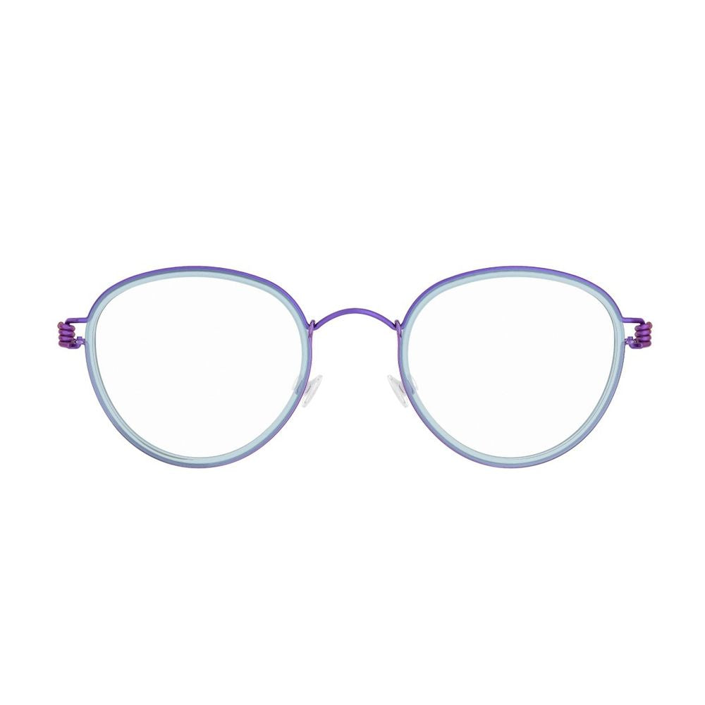 Lindberg Kid Teen Air Rim Jackie Colur 77/77/77/K114M Violet/Light Blue Air Rim Jackie Phantos Frame Eyewear