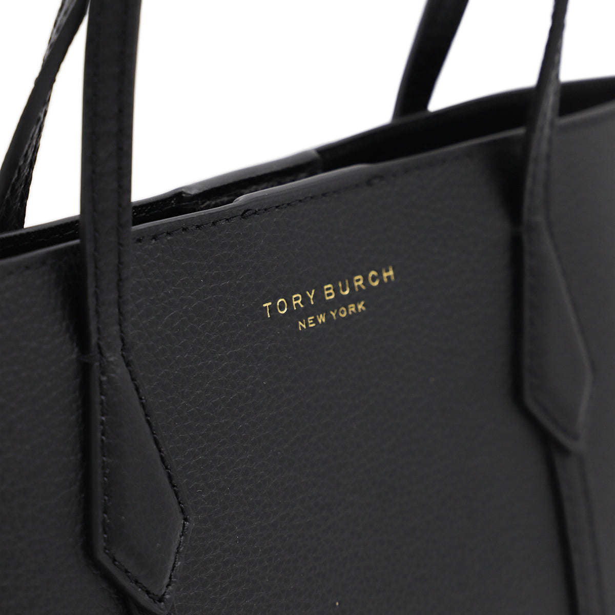 Black Leather Small Perry Tote