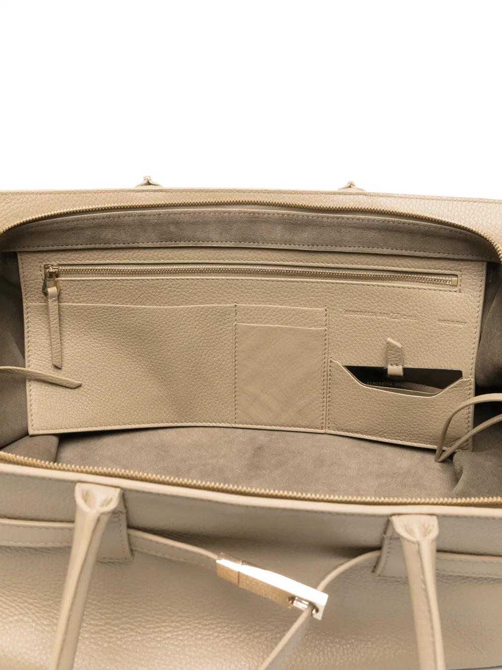 Structured Handbag With Detachable Shoulder Strap And Minimalist Design