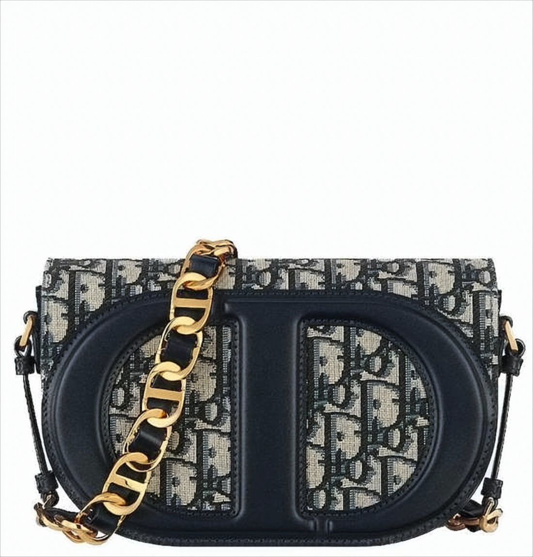 Canvas Monogram Shoulder Bag