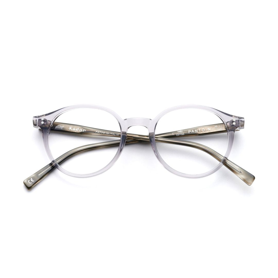 Panto/N Translucent Gradient Round Frame Eyeglasses