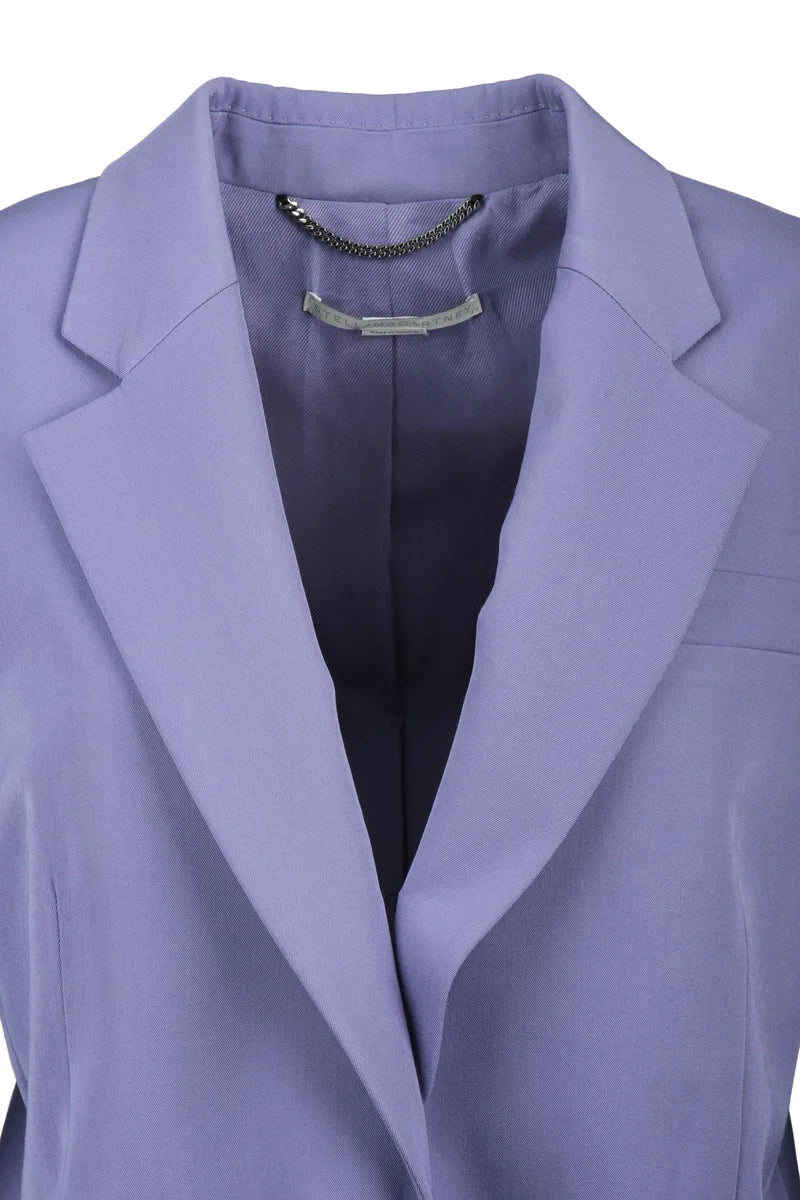 Long Jacket Wool Stretch - Lavender