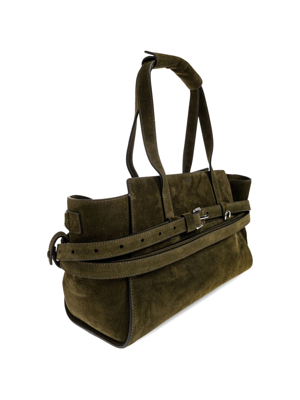 Minimalist Structured Leather Top Handle Bag