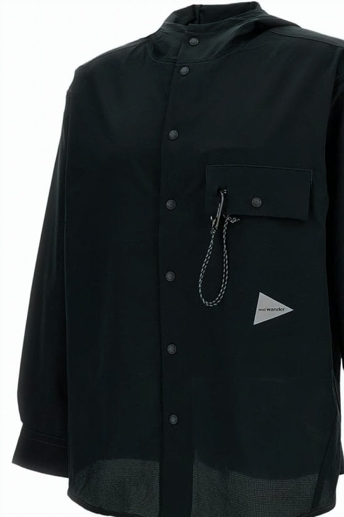 Black Lightweight Hooded Functional Shirt