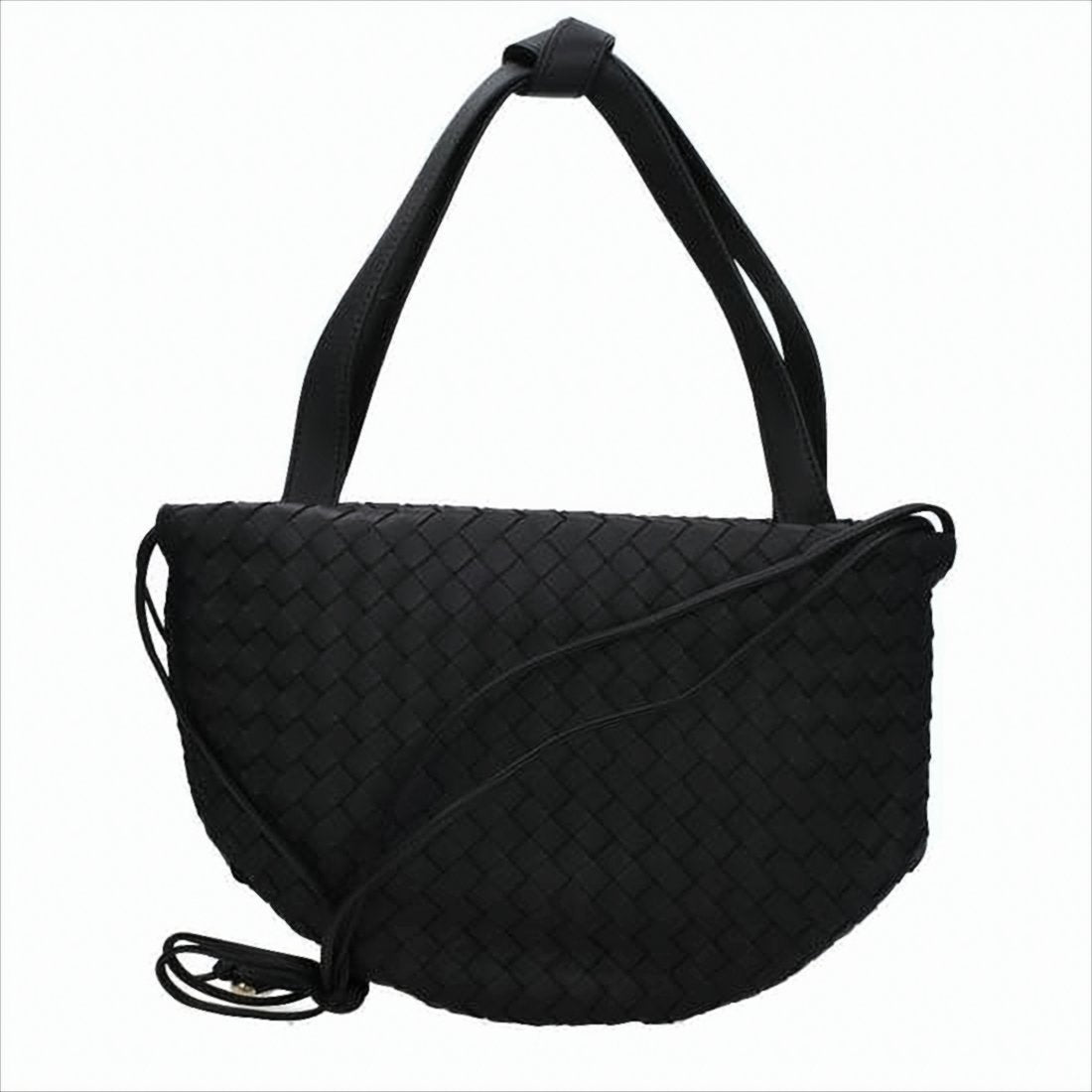 Woven Lambskin Shoulder Bag