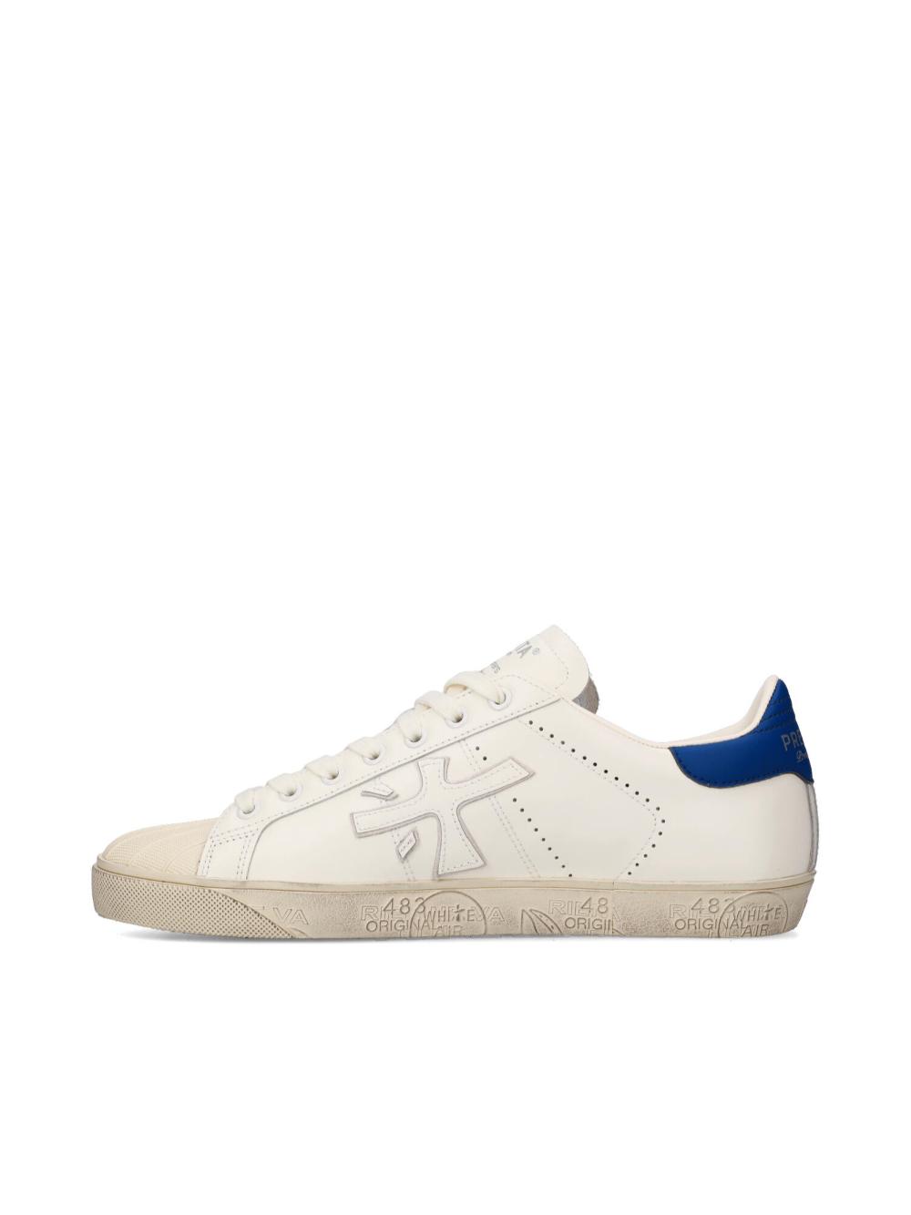 Leather Suede Lace-Up Sneakers