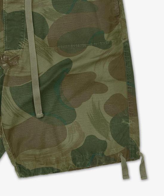 Camouflage Patterned Relaxed Fit Shorts