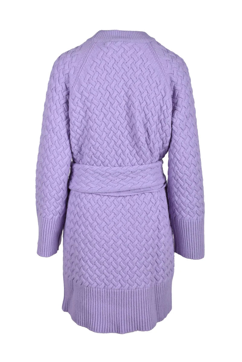 Wool Polyamide Dress - Purple