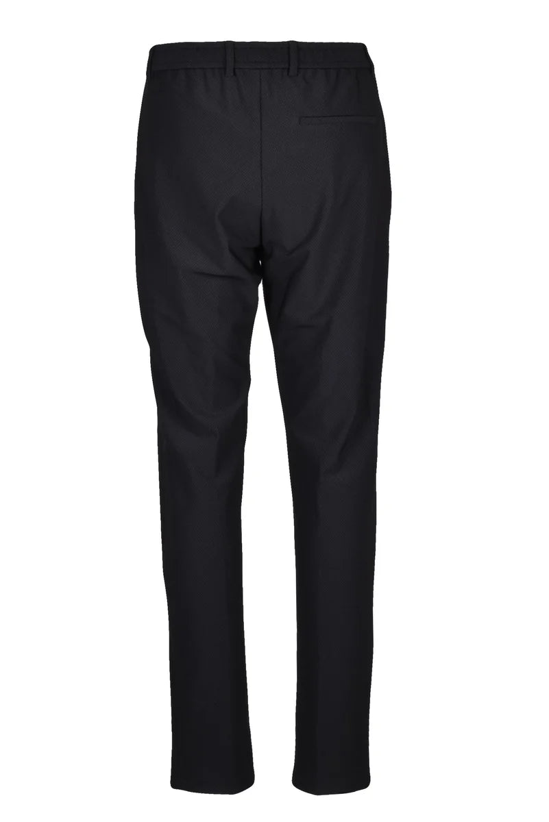 Nylon Stretch Trousers - Black