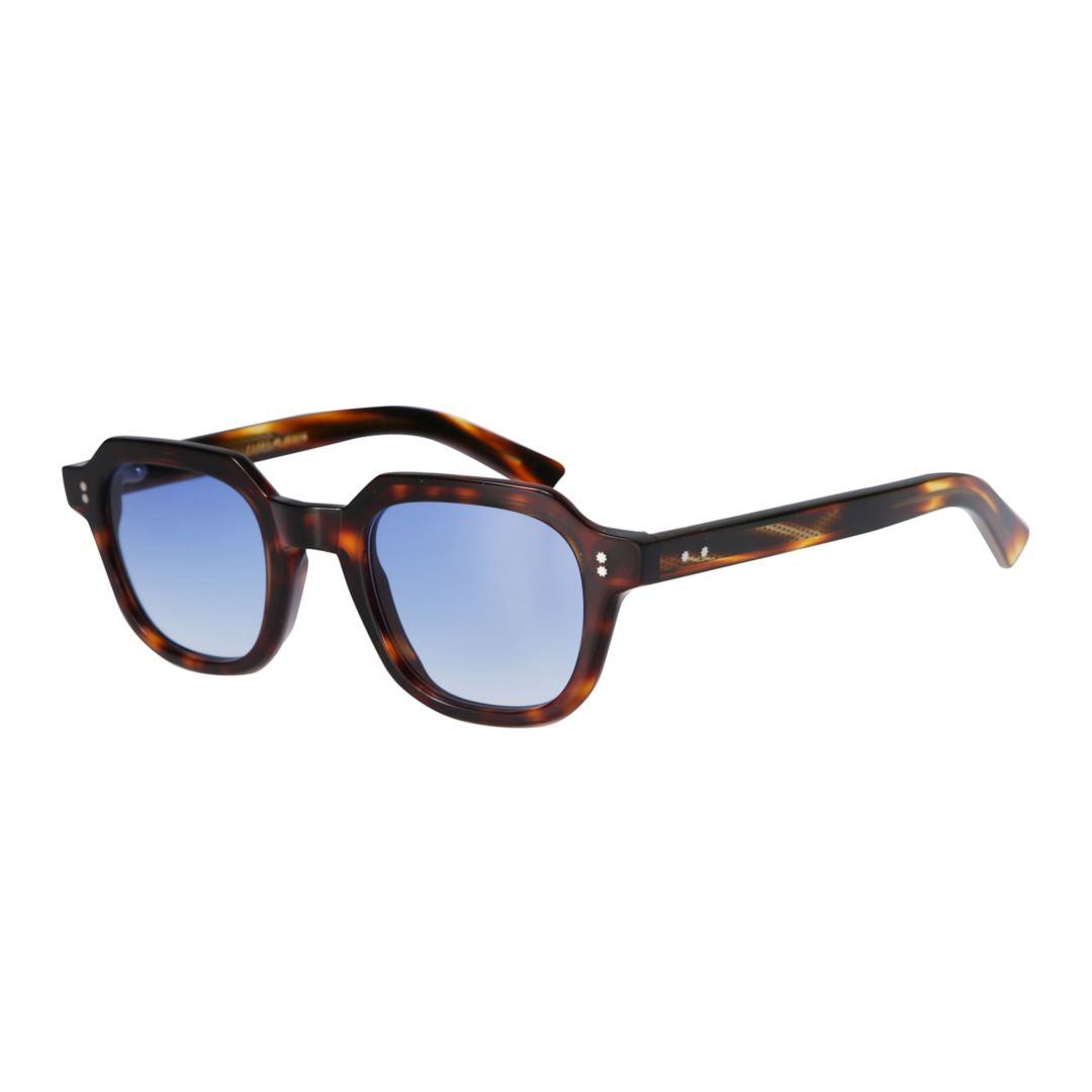 K-Story/N Tortoiseshell Pattern Square Frame Sunglasses with Gradient Lenses