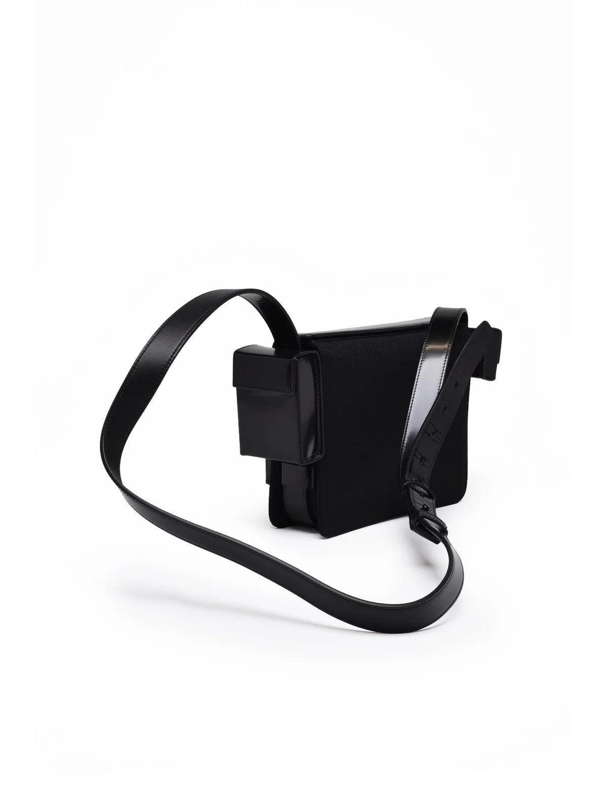 Nylon Shoulder Bag - Black