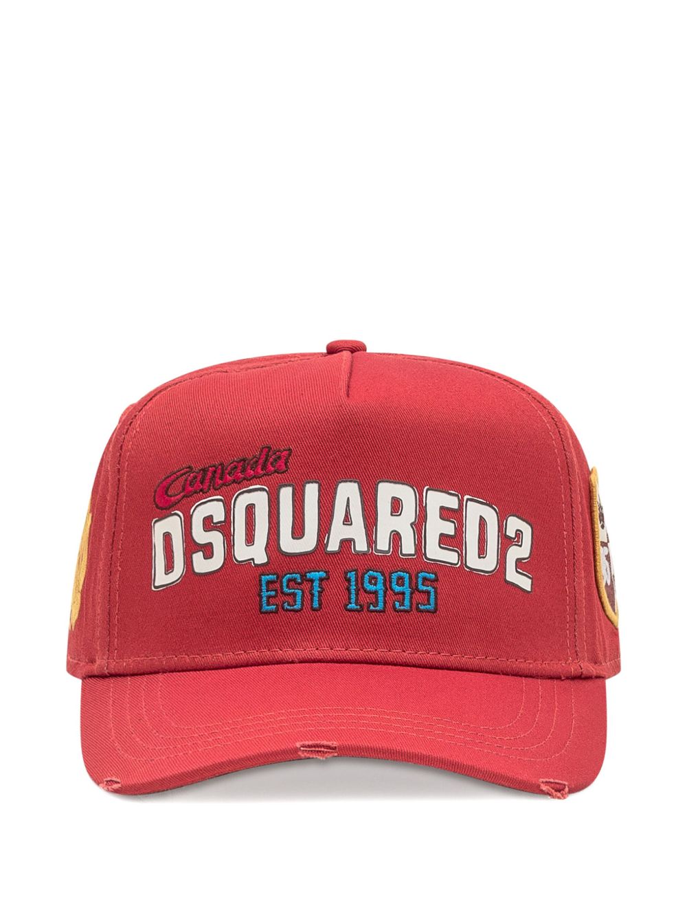 Baseball Cap with Distressed Edges