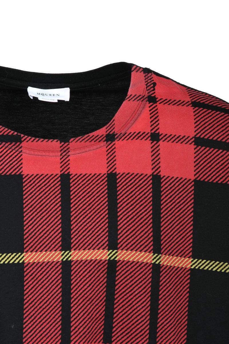 Cotton T-shirt - Red/Black