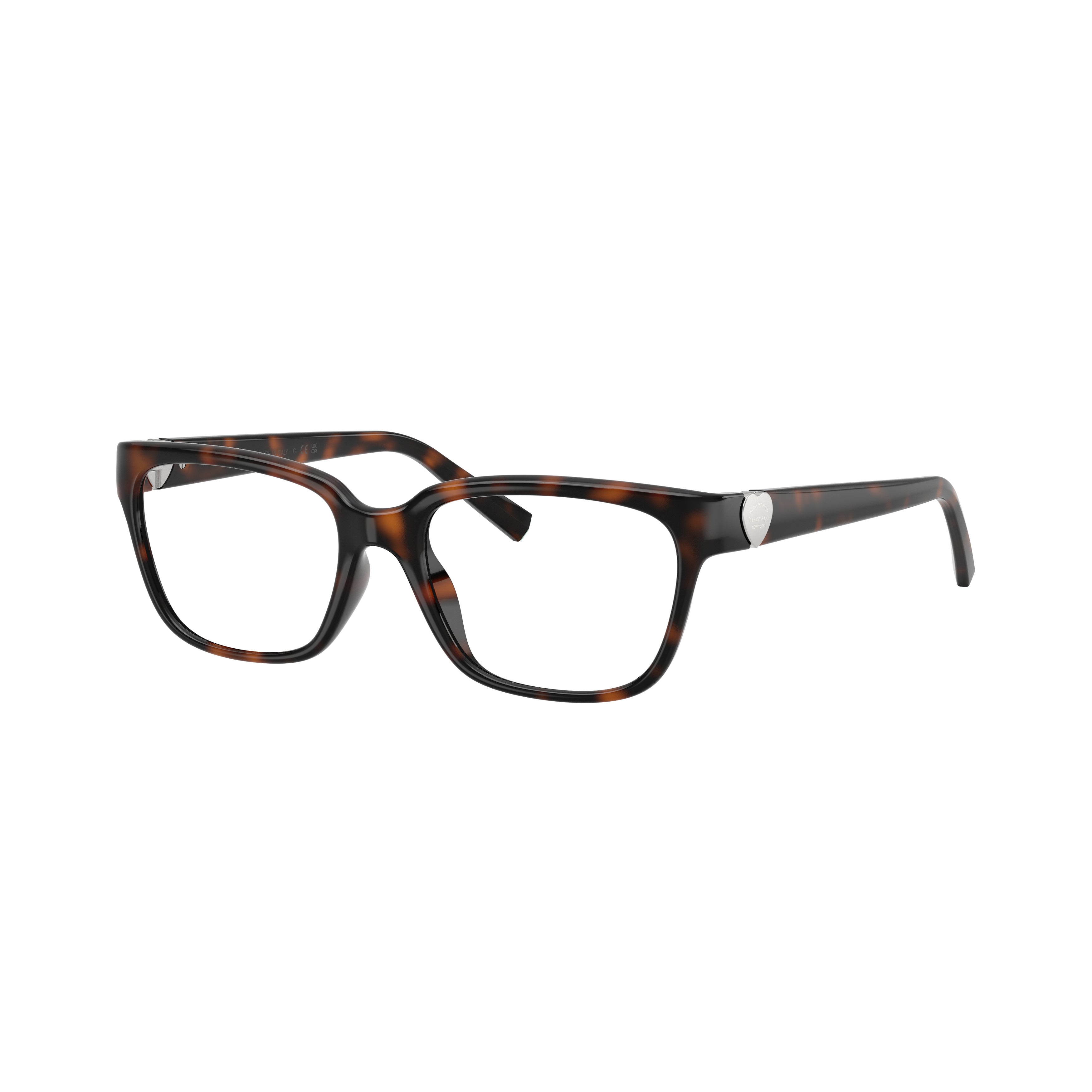 0tf2286d Rectangular Tortoiseshell Eyeglasses