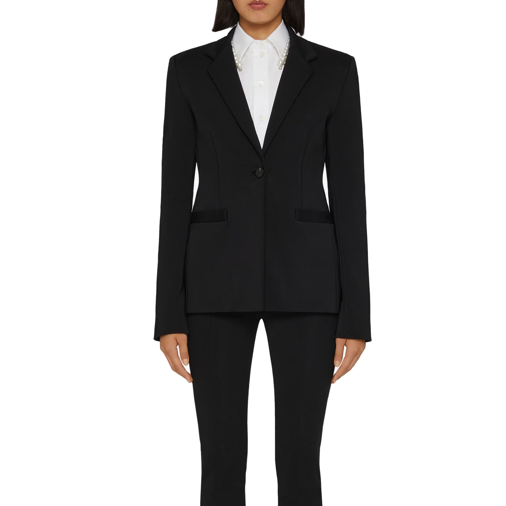 Black Slim Fit Tailored Jacket