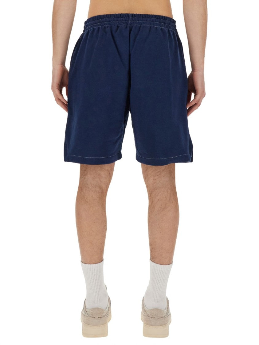 Bermuda Shorts With Embroidered Logo