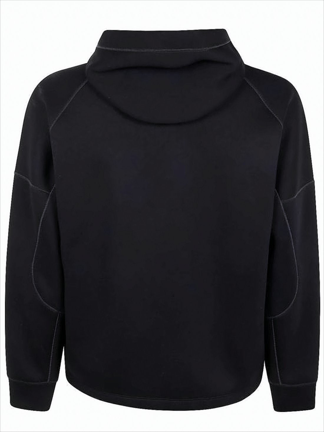 Minimalist Black Hooded Jacket
