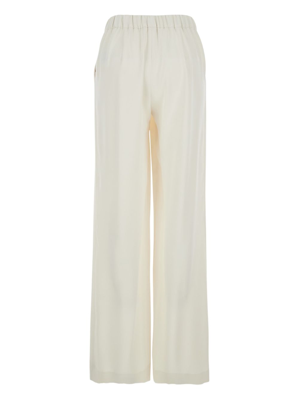 Wide-Leg Trousers With Elastic Waistband