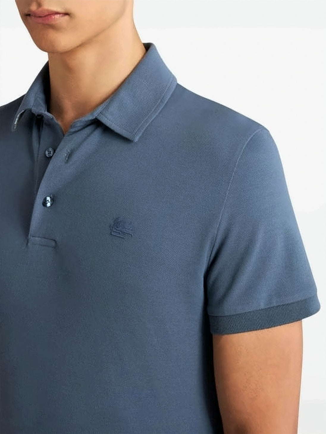 Classic Textured Cotton Polo