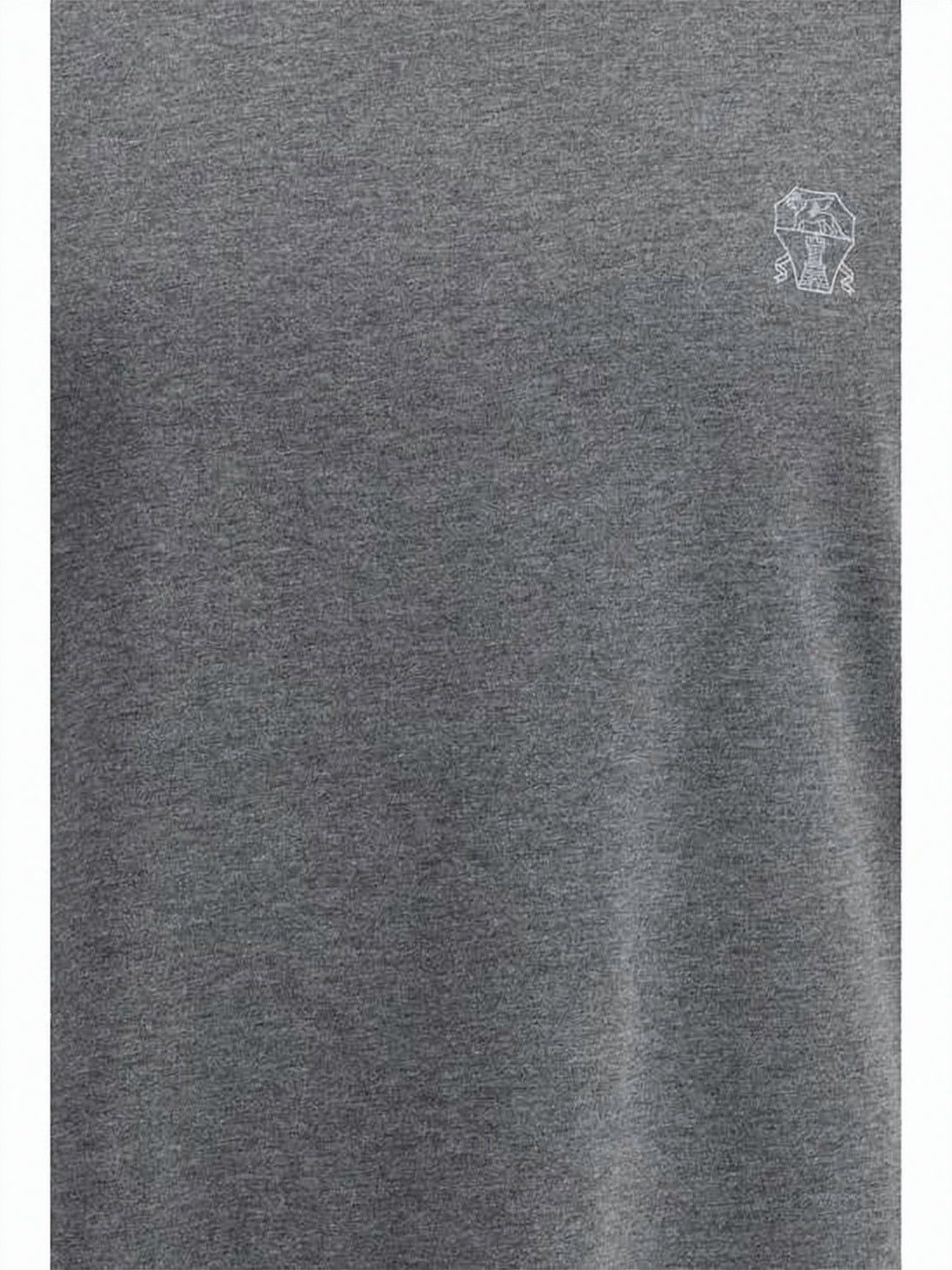 Soft Cotton Jersey Crewneck T-Shirt