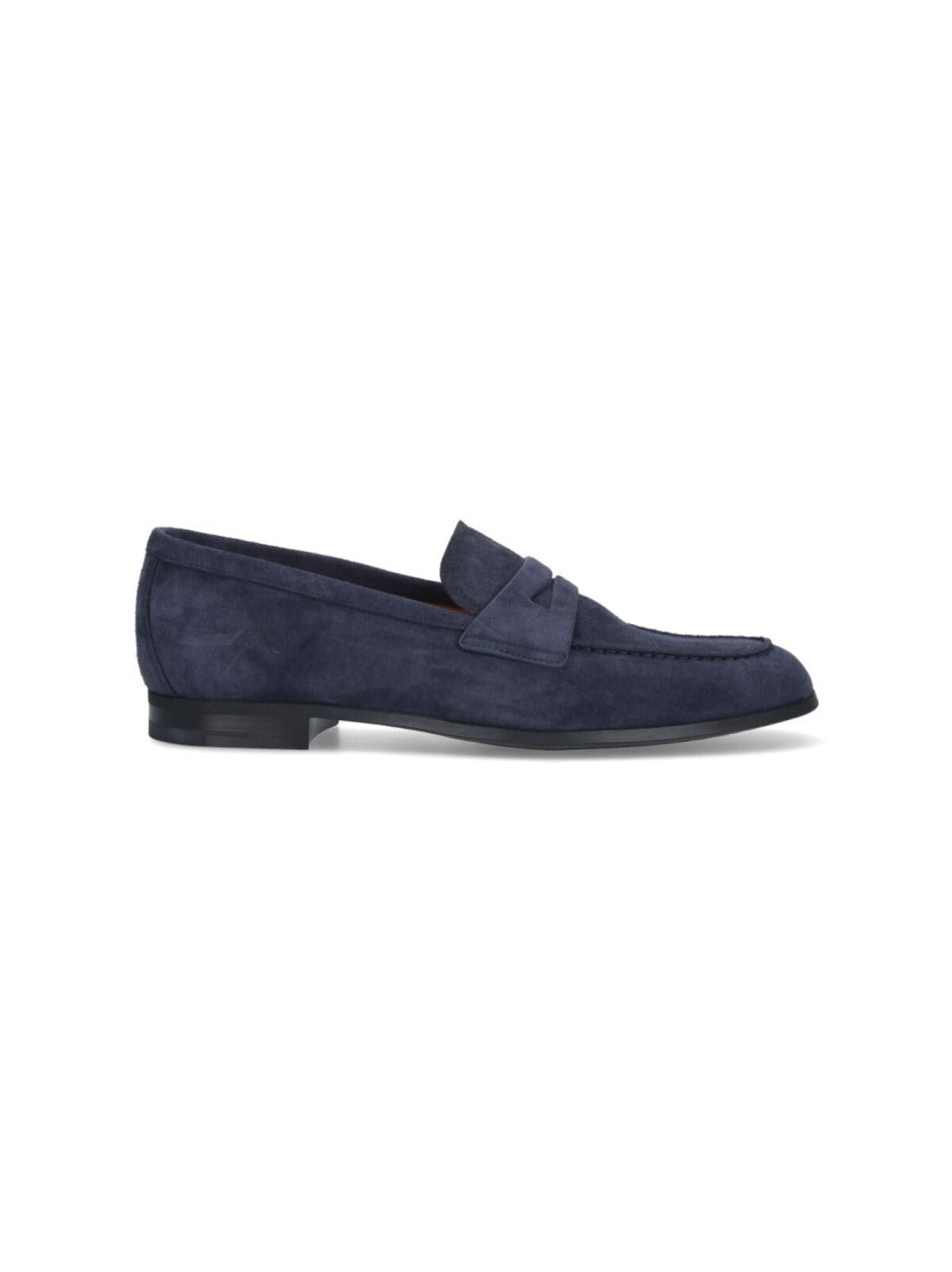 Suede Loafers – Navy