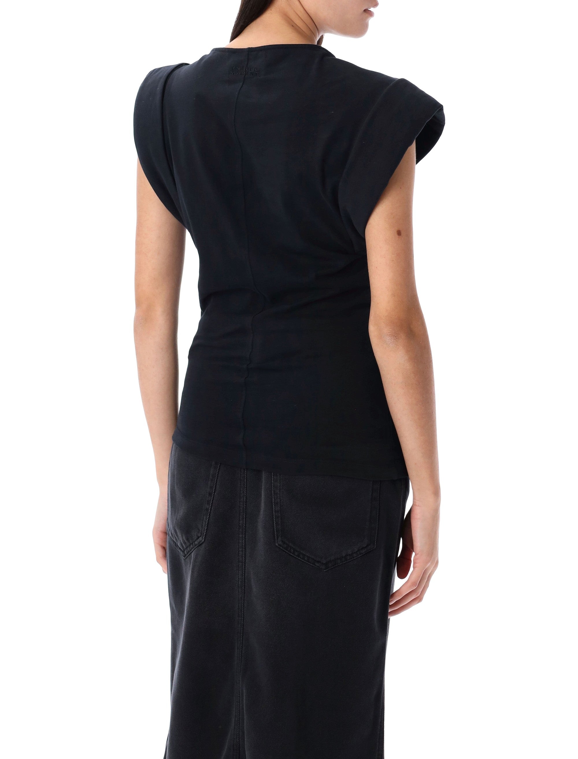 Maisan Structured Cotton T-Shirt