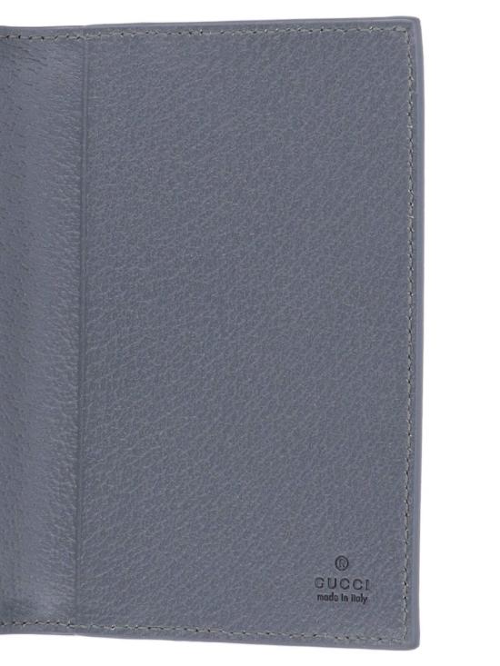 Canvas Passport Case With Subtle Monogram Pattern
