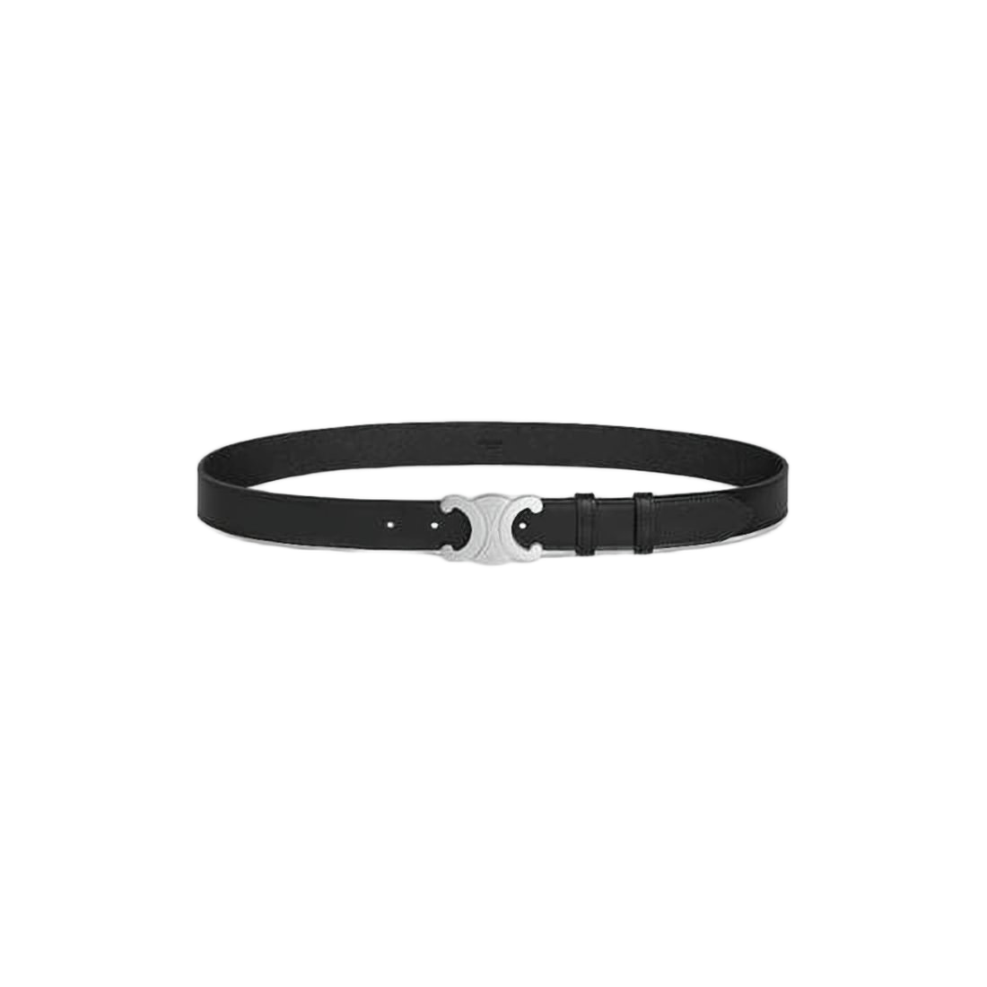 Calf Leather Belt with Distinctive Double-C Buckle