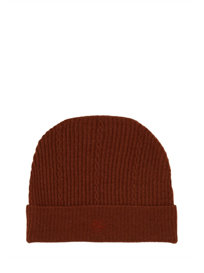 Ribbed Burgundy Beanie Hat