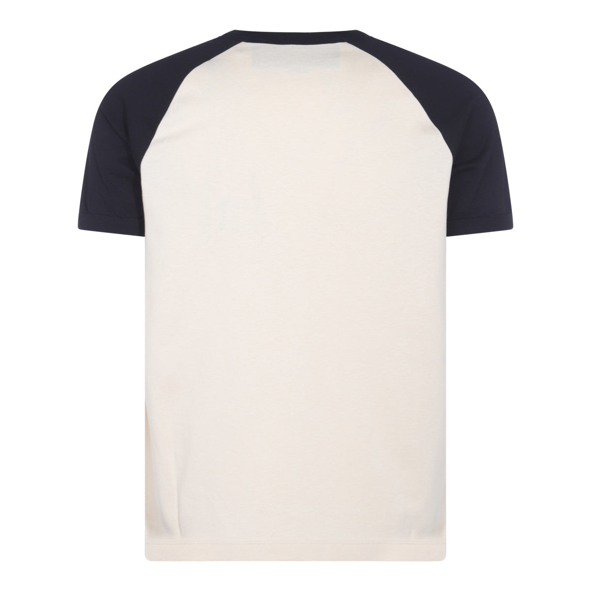White And Black Cotton T-Shirt