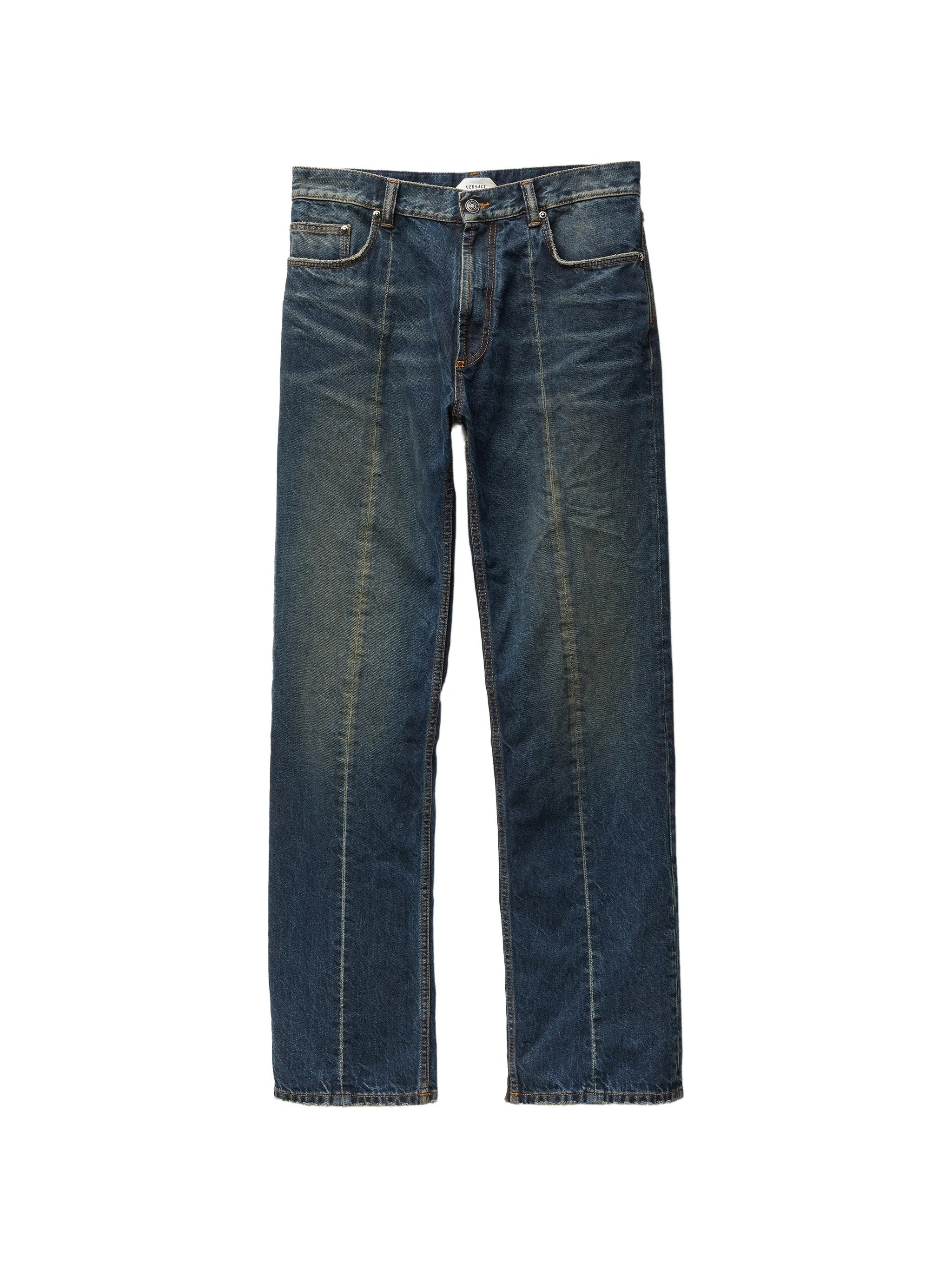 Blue Shibuya Non-Stretch Vintage Denim Jeans
