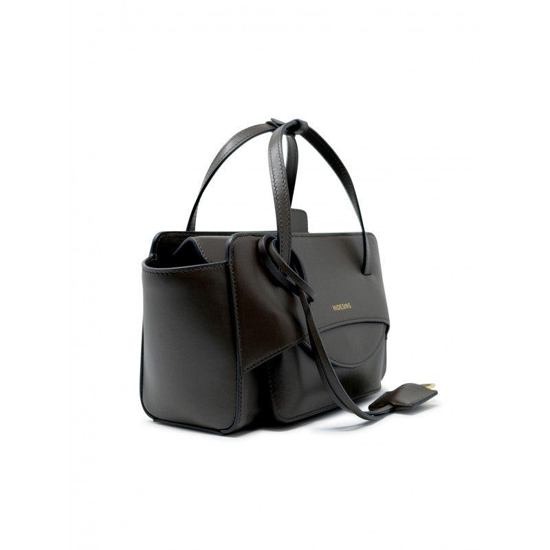 Flap S Premiere Dark Brown Leather Handbag