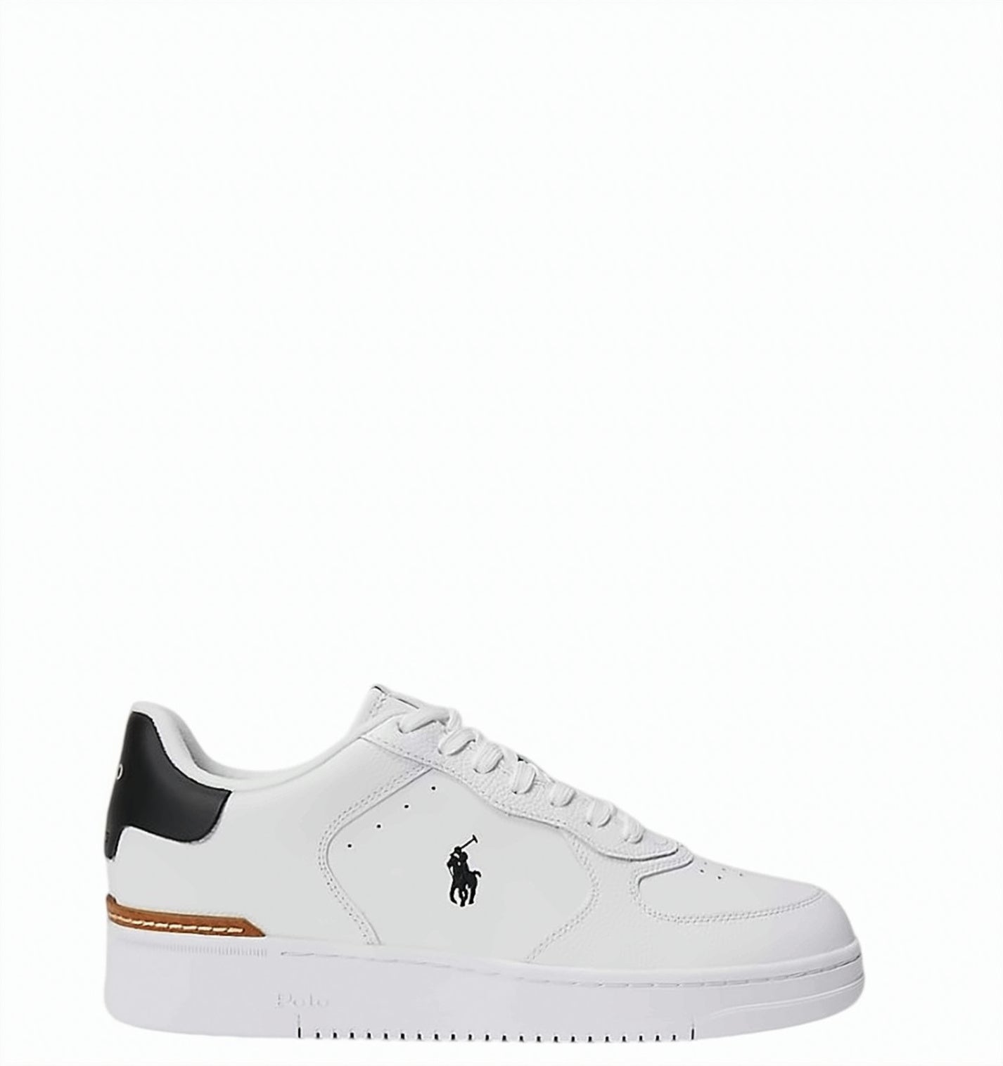 White Navy Masters Low Top Sneakers