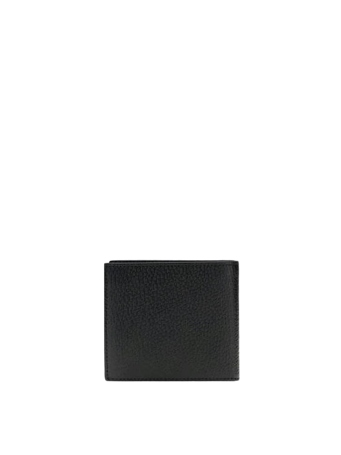 Textured Black Bifold Wallet